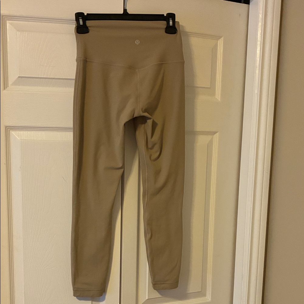 lululemon athletica Tan Leggings 25”